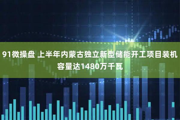 91微操盘 上半年内蒙古独立新型储能开工项目装机容量达1480万千瓦